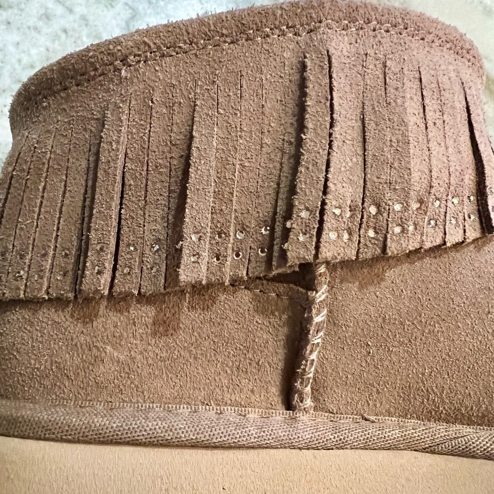 UGG Classic Ultra Mini with decorative trim around the top. - Picture 6 of 14
